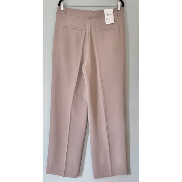 Aritzia The Effortless Wide Leg High Rise Trouser Pant Nomad Taupe Size 12 NWT - Picture 11 of 14